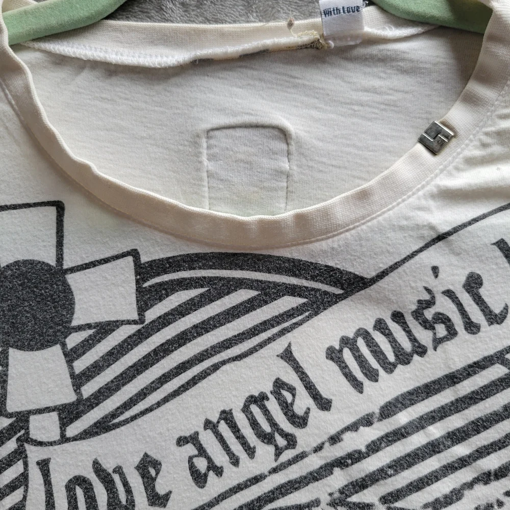 L.A.M.B. White Graphic 'Love Angel Music Baby' Short Sleeve Tee - Picture 2 of 5